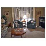 Living Room Barrel Chairs