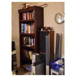 Books and Bookcase Sony Surround Sound
