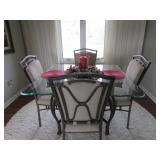 Glass dining set