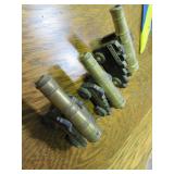 Brass mini cannons
