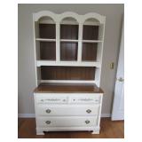 White Dresser with hutch