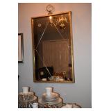 Vintage MIrror with Flowerettes