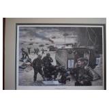 War Print Framed D Shivers