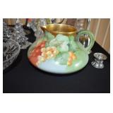 hand painted pitcher