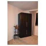 Black wardrobe