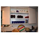 Ruby Glass and Cobalt Blue Glasses