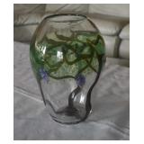 Zellique Art Glass Vase