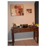 Desk and office items