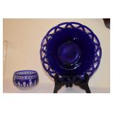 Waterford and Lace edge dish