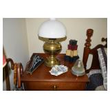 Night Stand and Lamp