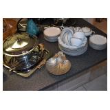 China, Warmer, Chrome Serving Items China, Warmer, Chrome Serving Items