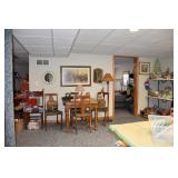 Table Chairs Depression Glass