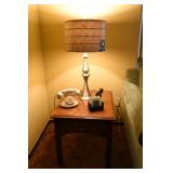 End Table and Lamp