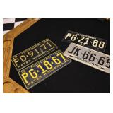 1953-1955 Michigan Licensee Plates