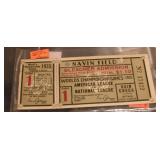 Navin Field World Series Ticket