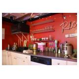 Ice Cream Items & Neon Sign