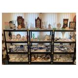 China and Clocks and Glassware