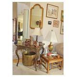 Game table and mirror and end table