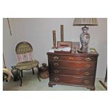 night stand and chair