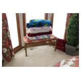Bedding and Bench
