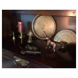 Elephant, & Brass Items