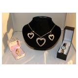 Sterling Hearts Watch