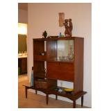 Mic Century Bar Room Divider In Walnut