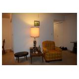 Side Chair Chrome Lamp