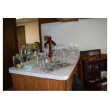 Stemware, Rube Vase with vaseline bototm