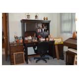 Nice Desk and wood file cabients