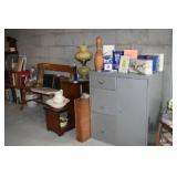 File cabinet with Safe End Table