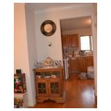 Leaded Glass Cabinet