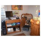 Printer Oakwood Mirror FIle cabinets