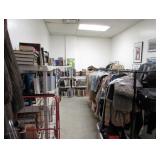 Hundreds of Books, Clothing Suitcases More