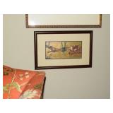 Oriental Postcard Framed