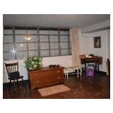 Antique Two Drawer Chest Sewing Machine