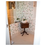 Sewing Table and Swan