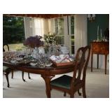 China, Serving PIeces Stemware Etched Glasses