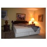 Sealy Bed and OIl paintings