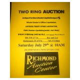 Huge Two Ring Auction IN-person Public Auction