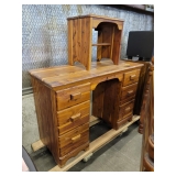 Cedar Vanity & Bench Full size bed