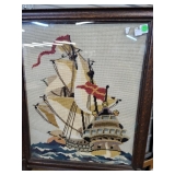 Needlepoint in very nice standing Frame