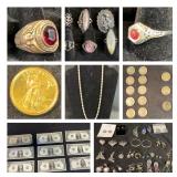 Jewelry, Coins, and Currency Online Auction
