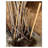 Long handled tools shovels