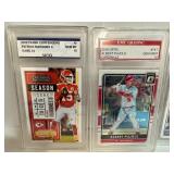 Graded Patrick Mahomes Albert Pujols