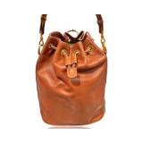 GUCCI BAMBOO HANDLE LEATHER BUCKET BAG