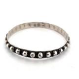 STERLING SILVER MEXICO BANGLE BRACELET 