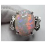 AUSTRALIAN OPAL DIAMOND AND PLATINUM 