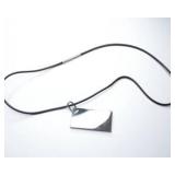 HERMES DOG TAG NECKLACE