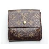 LOUIS VUITTON LEATHER MONOGRAM WALLET